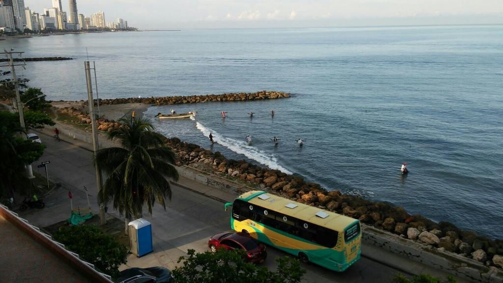 Apto En Cartagena Ed Puerto Azul Vista Al Mar Apartment ภายนอก รูปภาพ